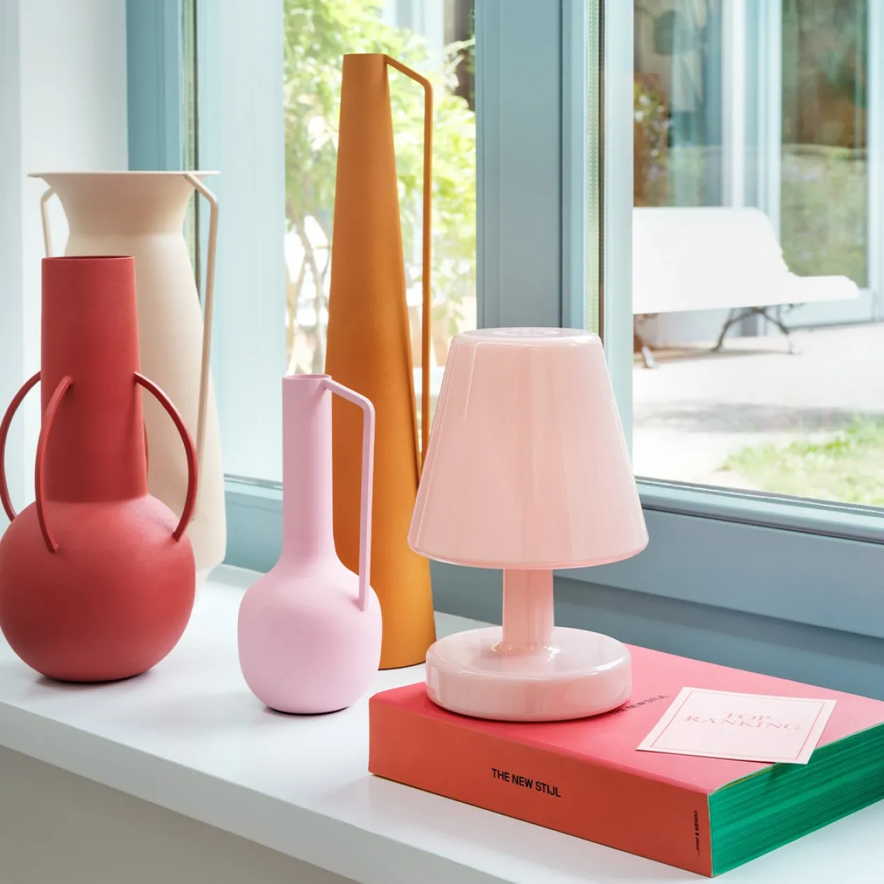 Tafellamp Edison the Ambiance soft pink