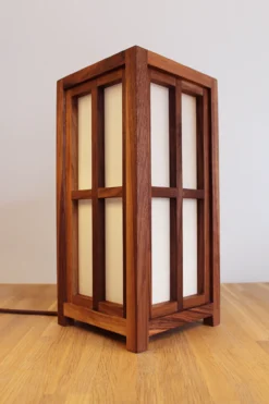 Tafellamp Fukuoka walnut