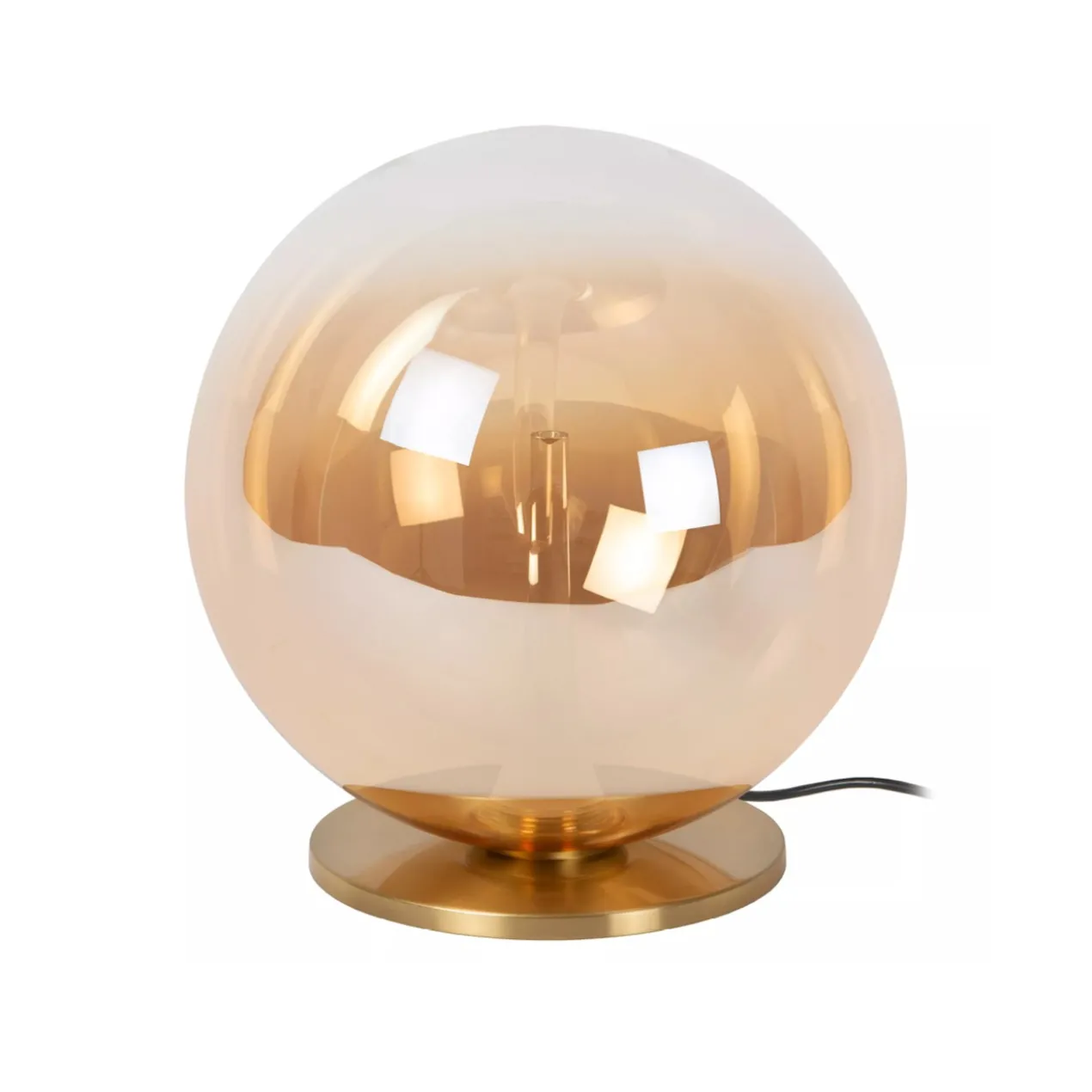 Tafellamp Gisela amber Ø30 cm
