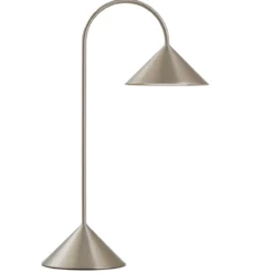 Tafellamp Grasp brushed stainless steel