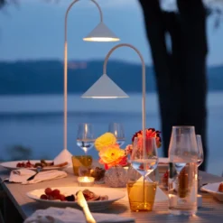 Tafellamp Grasp white