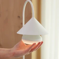Tafellamp Grasp white