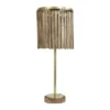 Tafellamp Gularo bruin/goud