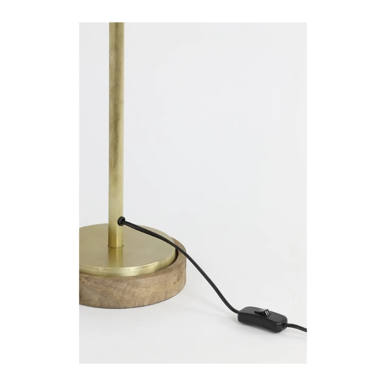 Tafellamp Gularo bruin/goud
