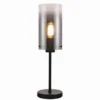 Tafellamp Guus Rookglas 1-lichts - Zwart Guus Tafellamp Rookglas 1-lichts - Zwart #1
