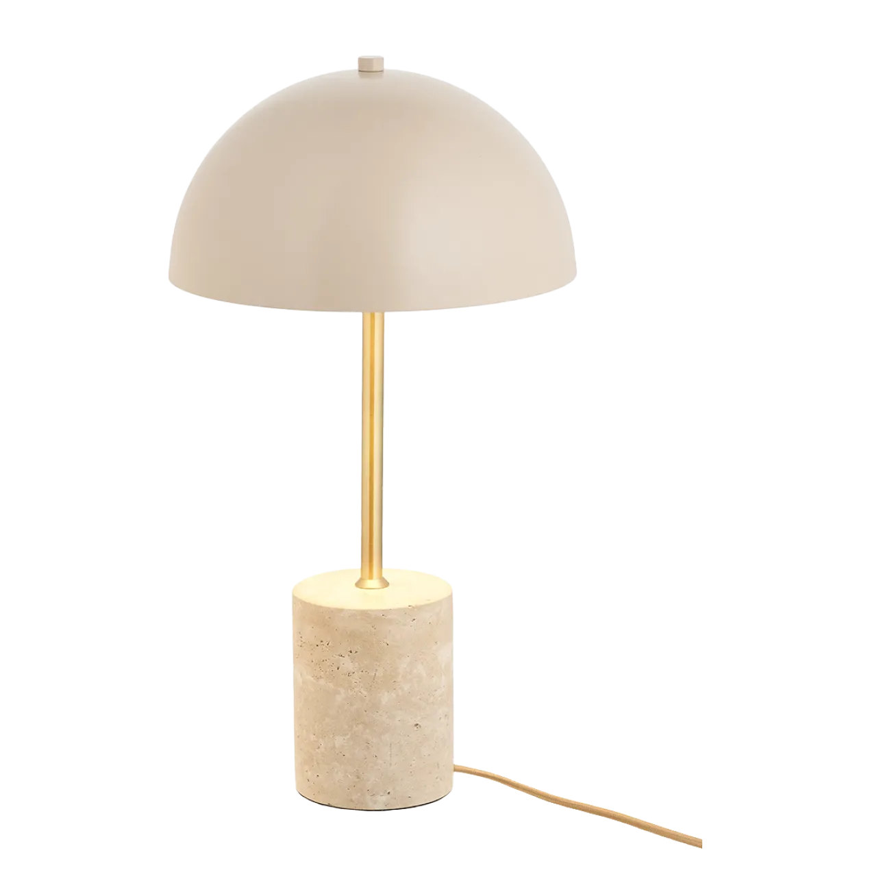 Tafellamp Lily zand Ø25 cm