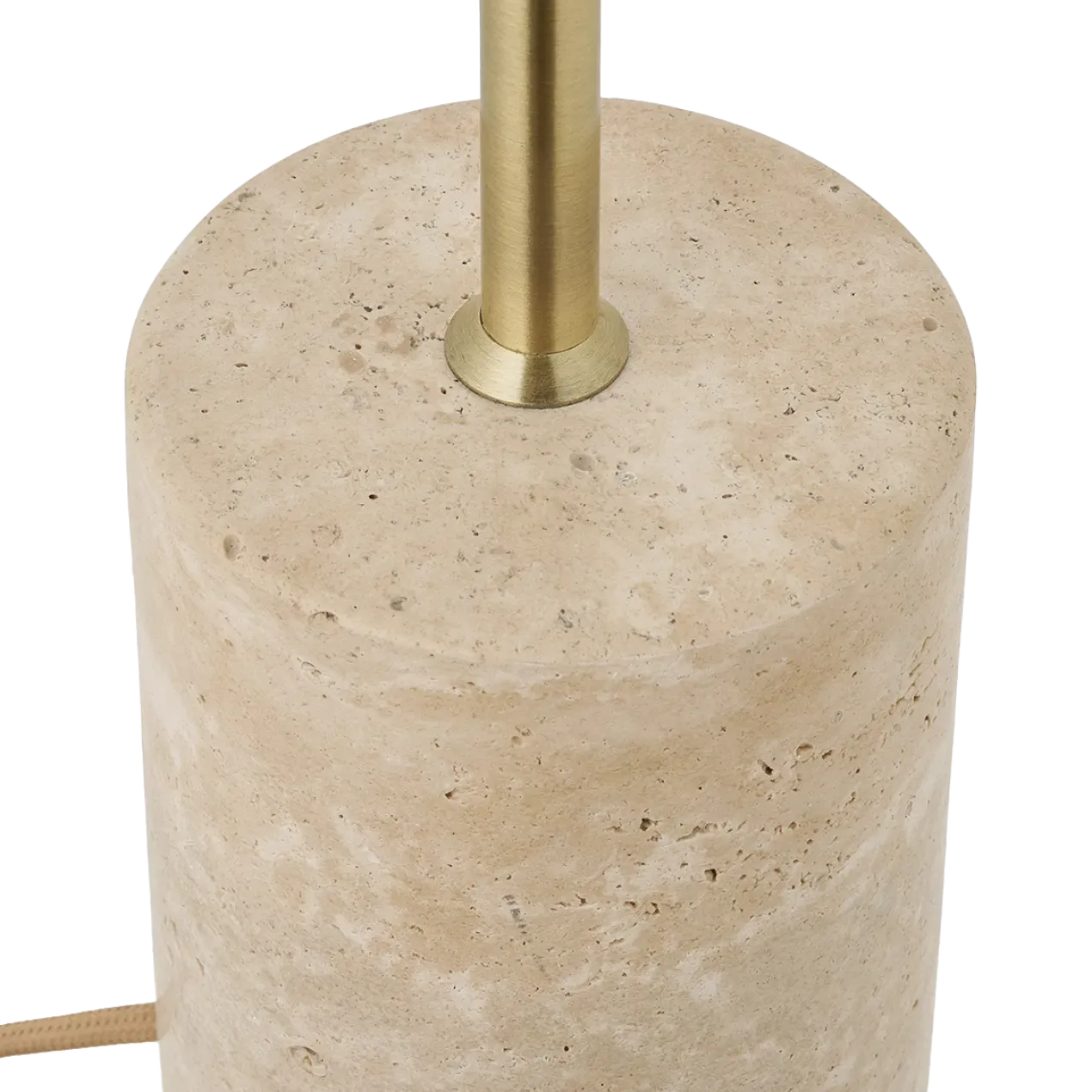 Tafellamp Lily zand Ø25 cm