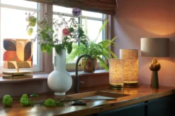 Tafellamp Livio brons groot