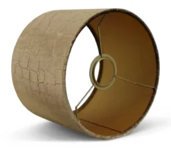 Tafellamp Livio brons groot + kap Falcon bronze