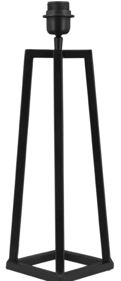 Tafellamp Lorenzo retro zwart large - zonder kap