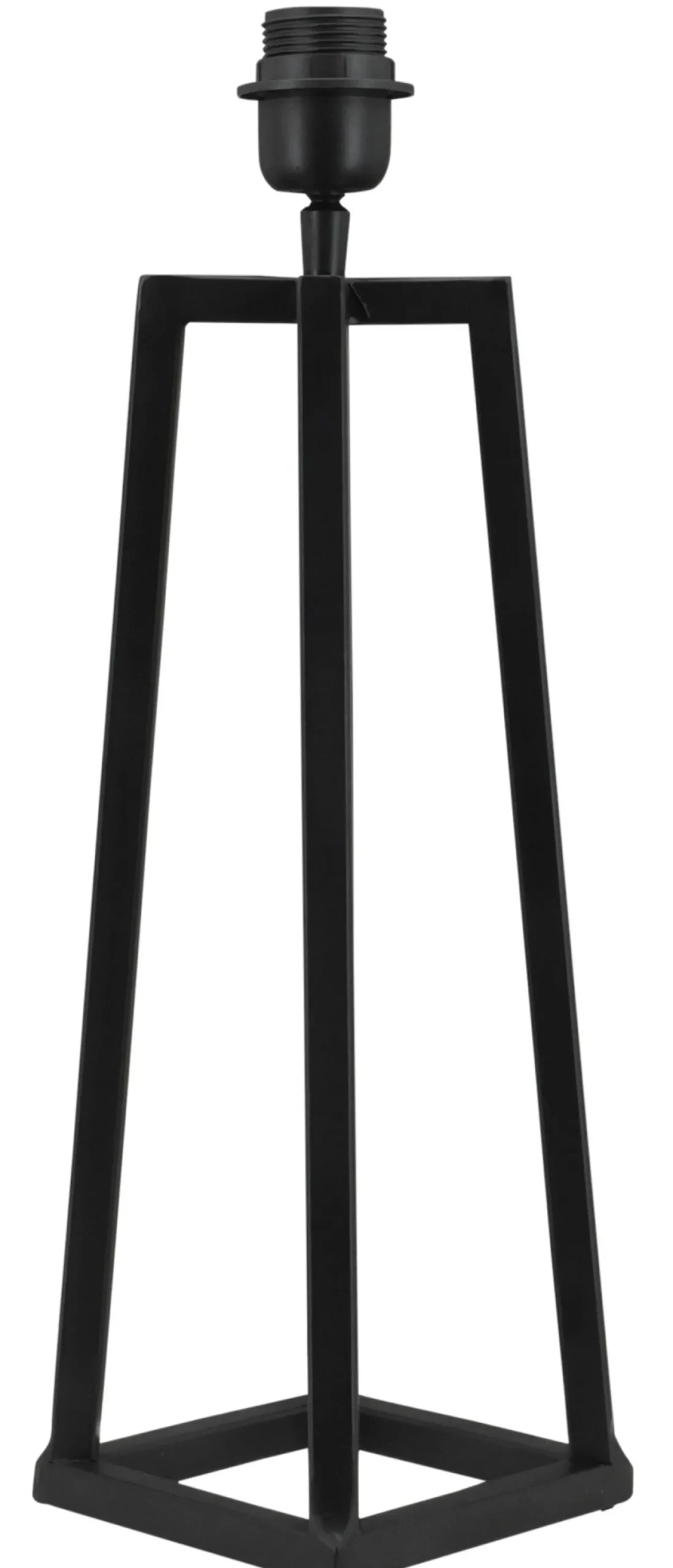 Tafellamp Lorenzo retro zwart large - zonder kap