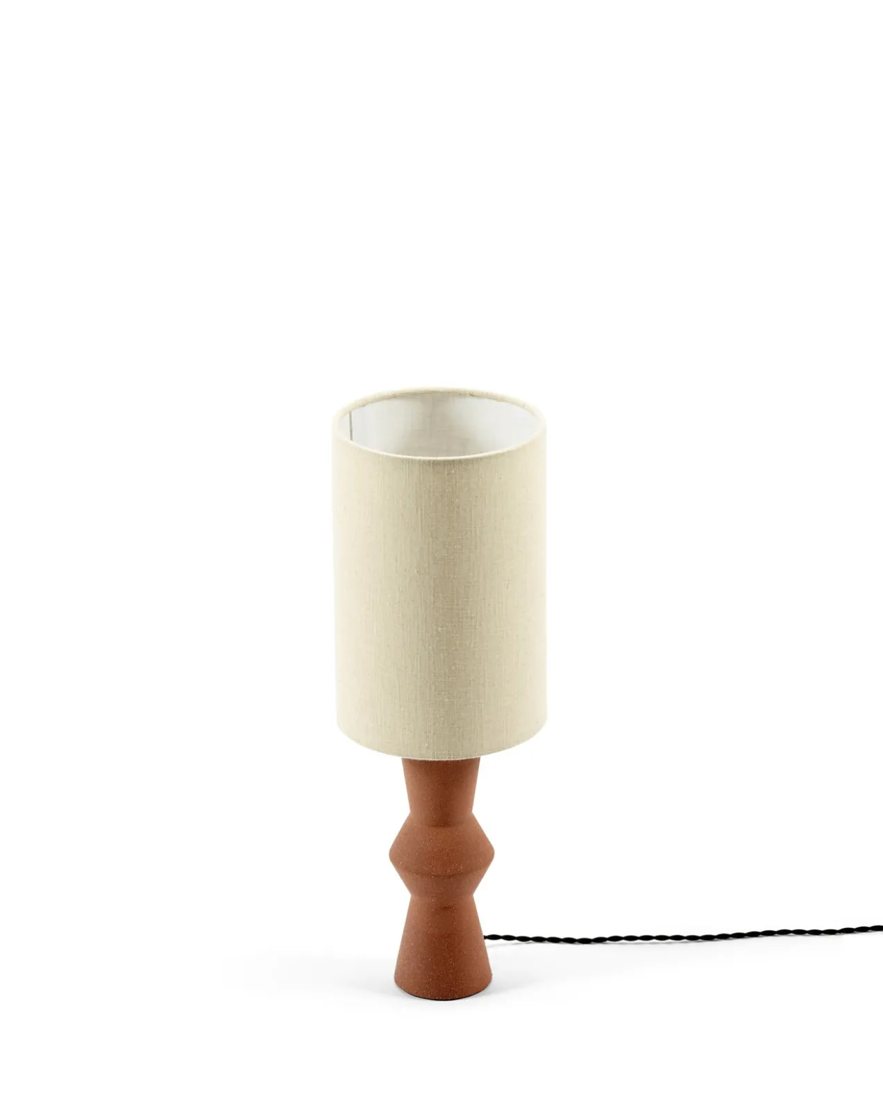 Tafellamp Marie-ann red/brown/beige