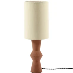 Tafellamp Marie-ann red/brown/beige