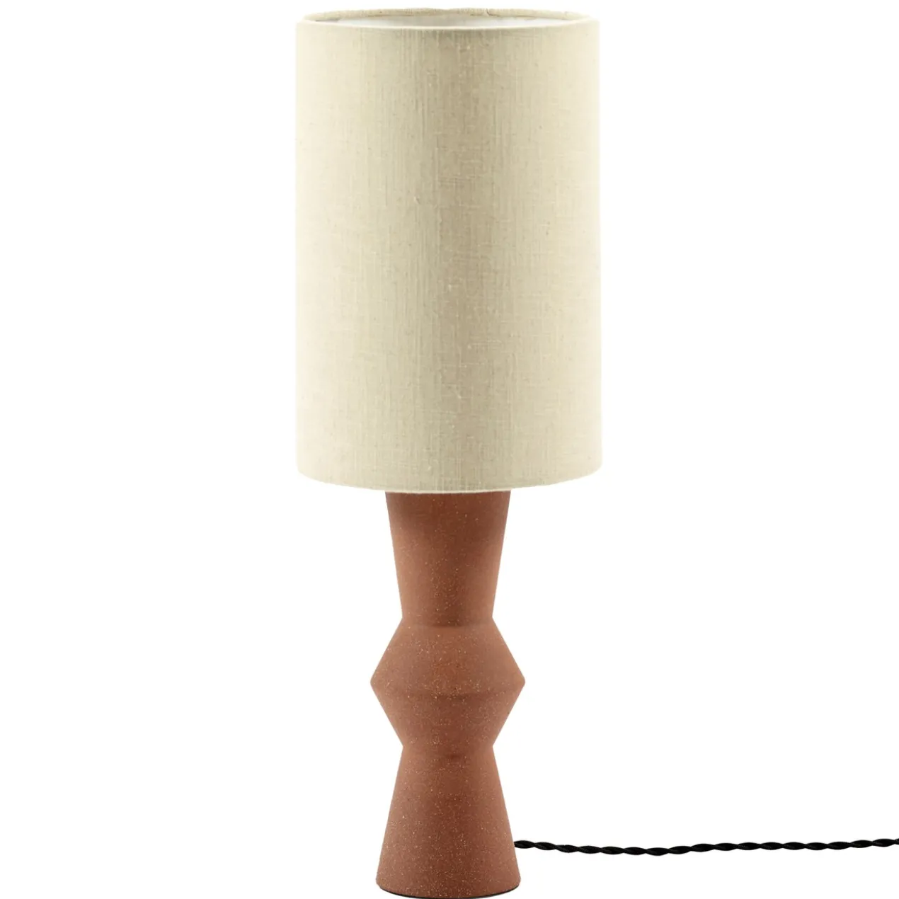 Tafellamp Marie-ann red/brown/beige