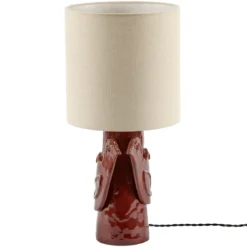 Tafellamp Paloma rood