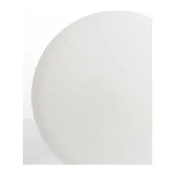 Tafellamp Pleat mat wit glas en goud 53 cm