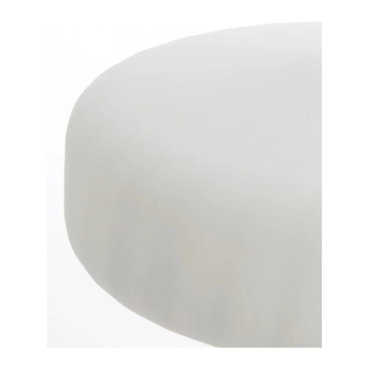 Tafellamp Pleat mat wit glas en goud 53 cm