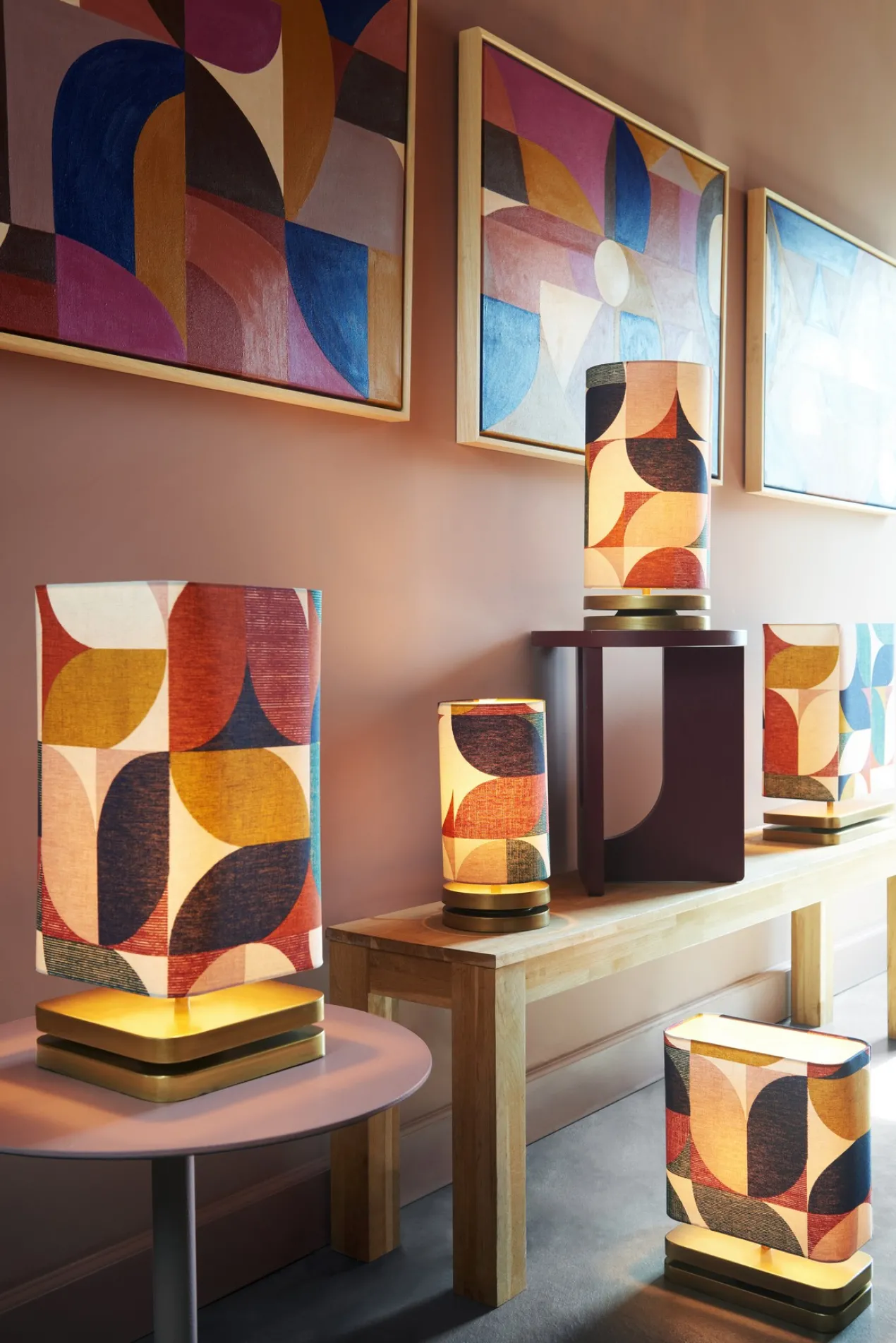 Tafellamp Rimini medium bronze