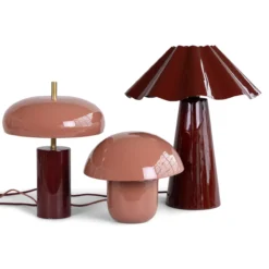 Tafellamp Sonne cerise/dark bordeaux