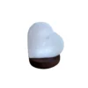 Tafellamp USB zoutlamp hart wit