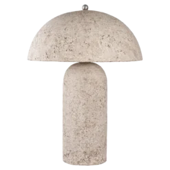 Tafellamp van papier maché Florian Grijs
