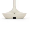 Tafellamp Wick LED oplaadbaar mist grey