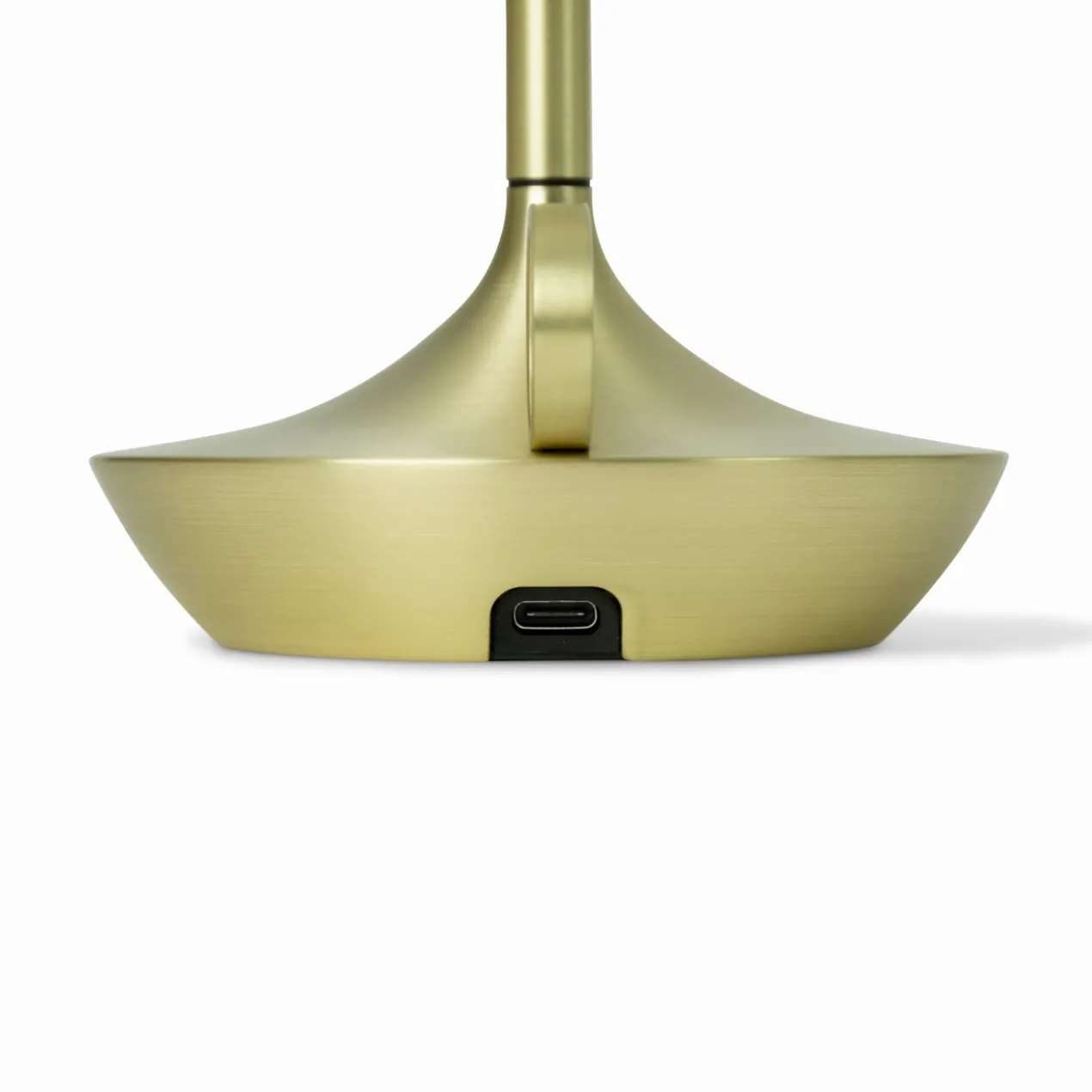 Tafellamp Wick LED oplaadbaar messing