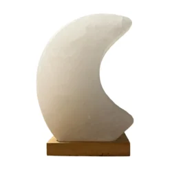 Tafellamp zoutlamp maan wit