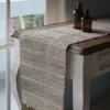 Tafelloper Vetiver 200x35 cm beige/geelgoud