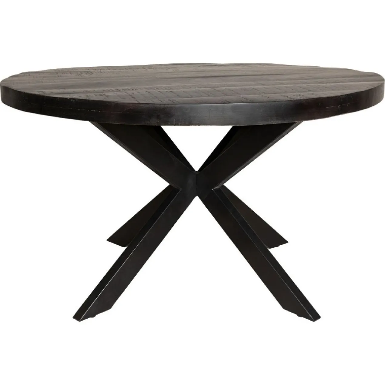 Tafel Maas Rond Zwart Maat 120