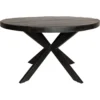 Tafel Maas Rond Zwart Maat 140