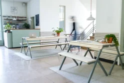 Tafel Tablebench cement gray