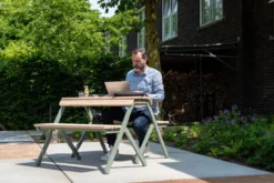 Tafel Tablebench cement gray