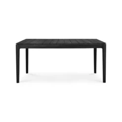 Teak Bok tuintafel - zwart - 162x80