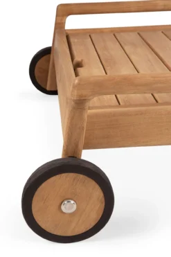 Teak Jack adjustable lounger - outdoor- frame