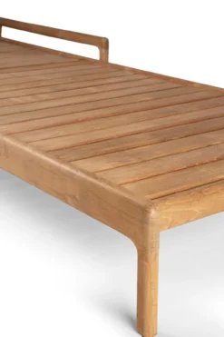 Teak Jack adjustable lounger - outdoor- frame