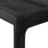 Teak Jack bijzettafel - 54cm - zwart