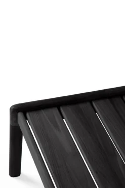 Teak Jack bijzettafel - 54cm - zwart