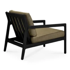 Teak Jack lounge chair - outdoor -- zwart - green