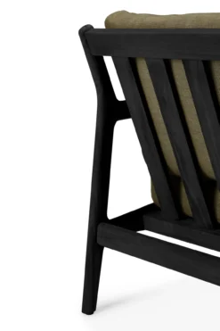 Teak Jack lounge chair - outdoor -- zwart - green
