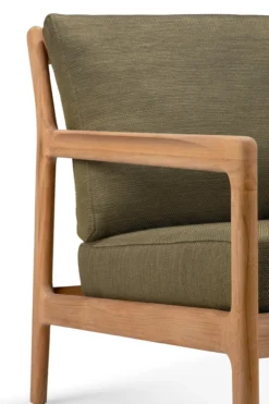 Teak Jack lounge chair - outdoor - green