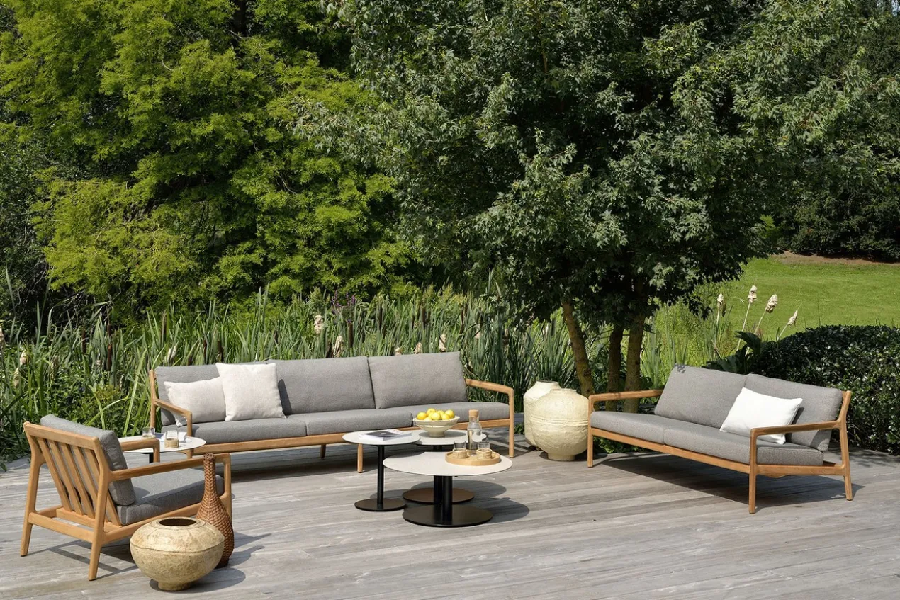 Teak Jack lounge chair - outdoor - naturel