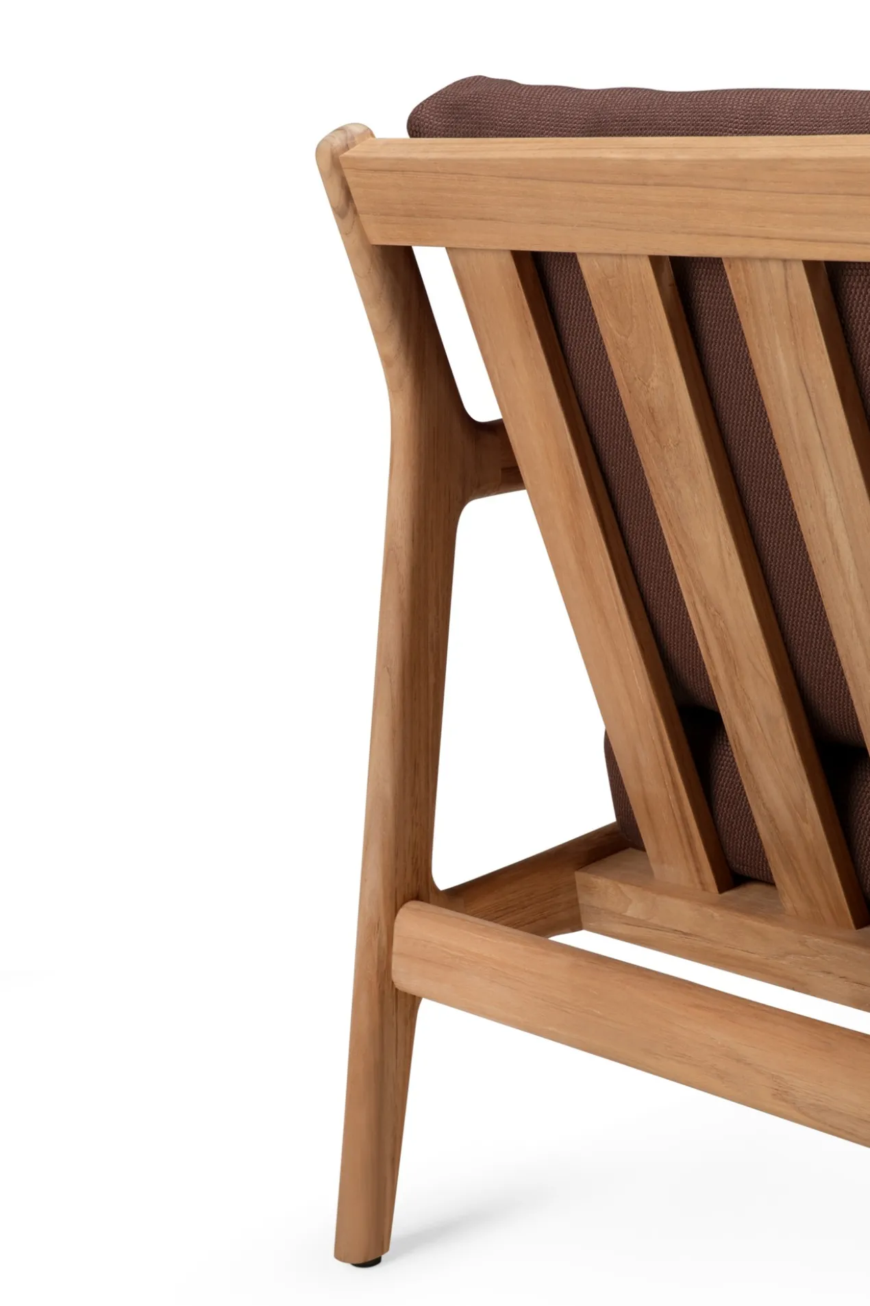 Teak Jack lounge chair - outdoor - burgundy