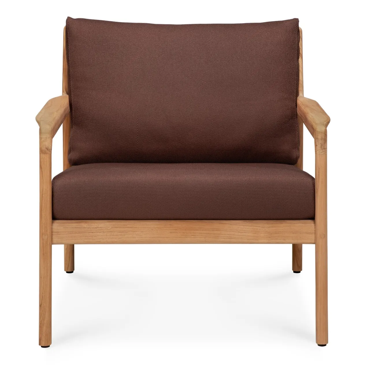 Teak Jack lounge chair - outdoor - burgundy
