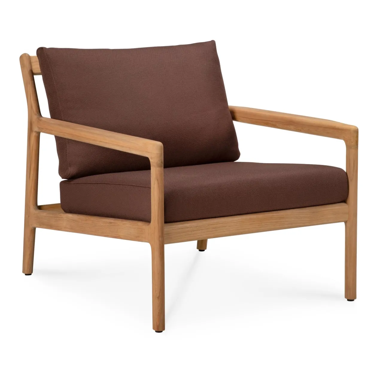 Teak Jack lounge chair - outdoor - burgundy