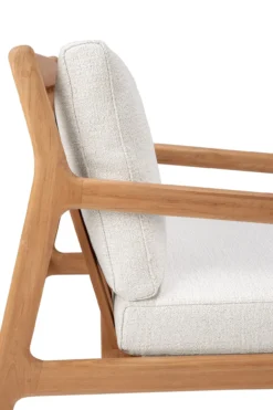 Teak Jack lounge chair - outdoor - off white