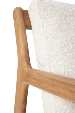 Teak Jack lounge chair - outdoor - off white