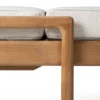 Teak Jack lounge chair - outdoor - dik kussen off white