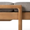 Teak Jack lounge chair - outdoor - dik kussen mocha