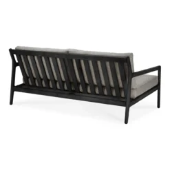 Teak Jack sofa 180cm - outdoor - zwart - mocha